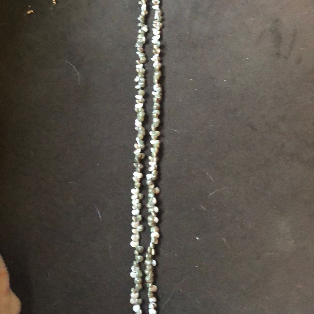 Shell long necklace